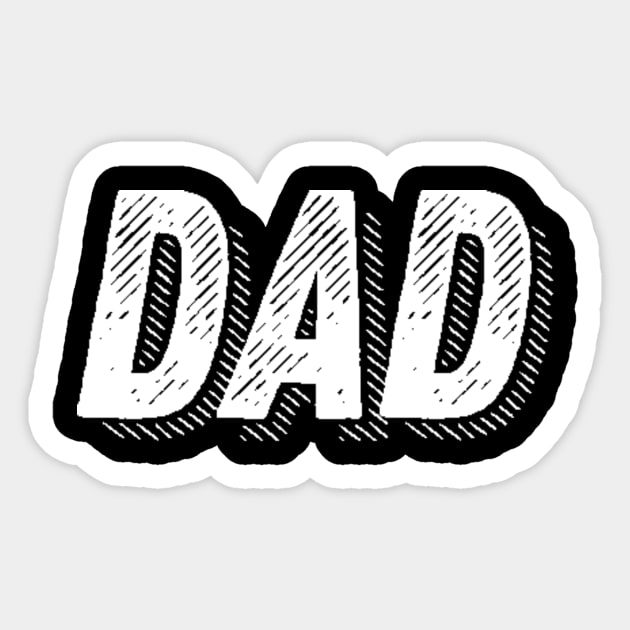 Dad - Daddy Gifts Vintage Design Sticker by ballhard